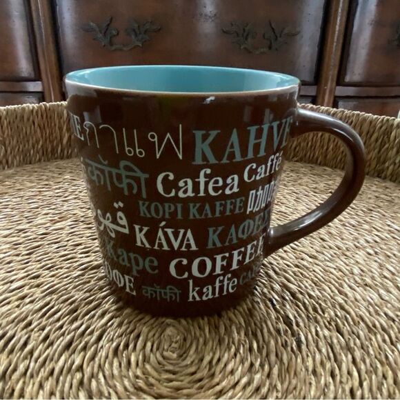 Starbucks lava kopi language mug brown - Picture 1 of 3